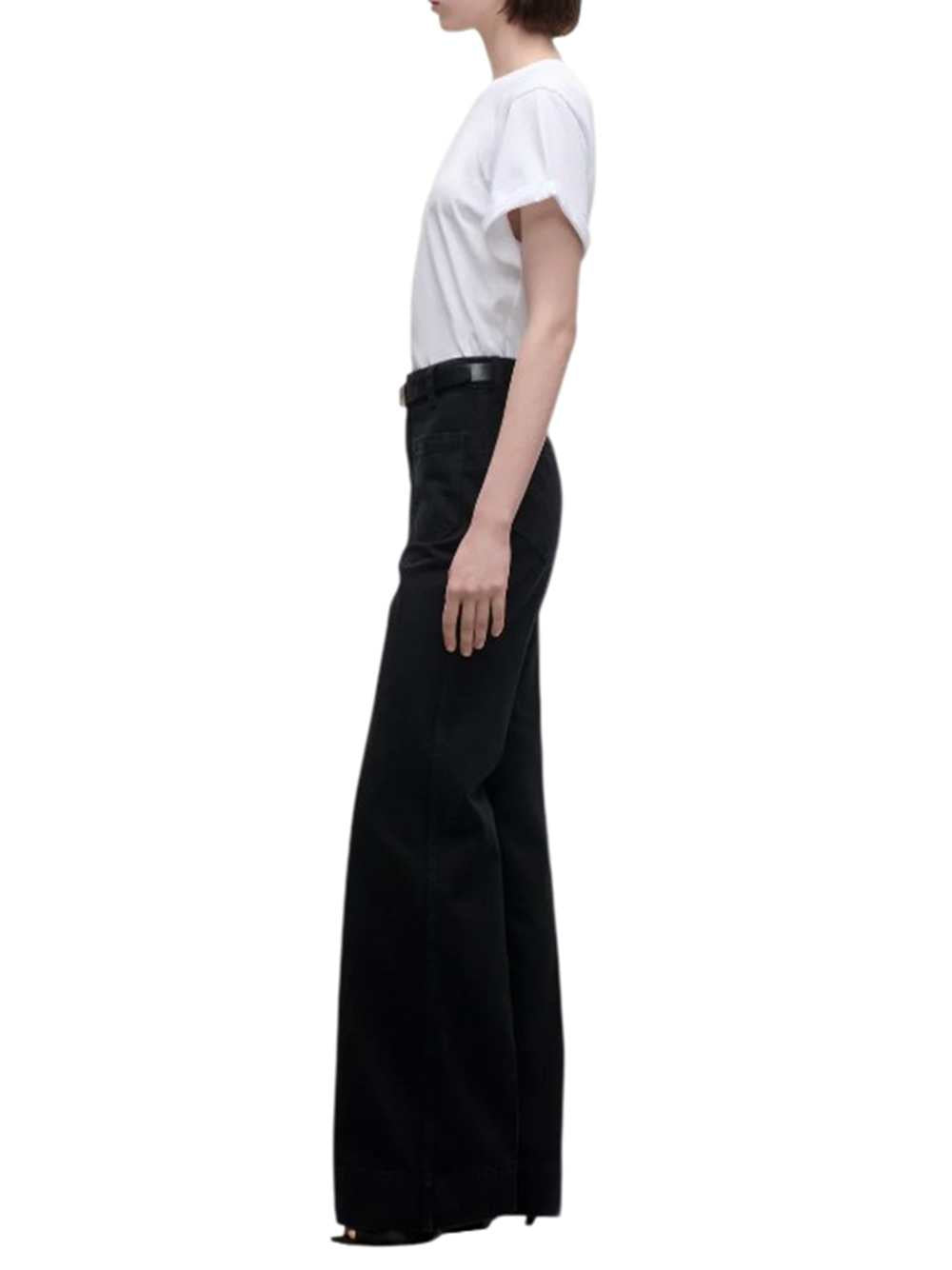 Victoria Beckham Women Alina Jean In Washed Black VICTORIA BECKHAM