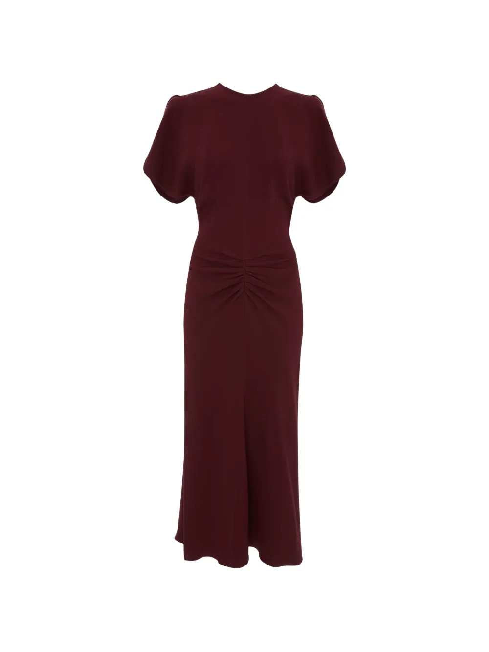 Victoria Beckham Women Bela Ruched Midi Dress VICTORIA BECKHAM