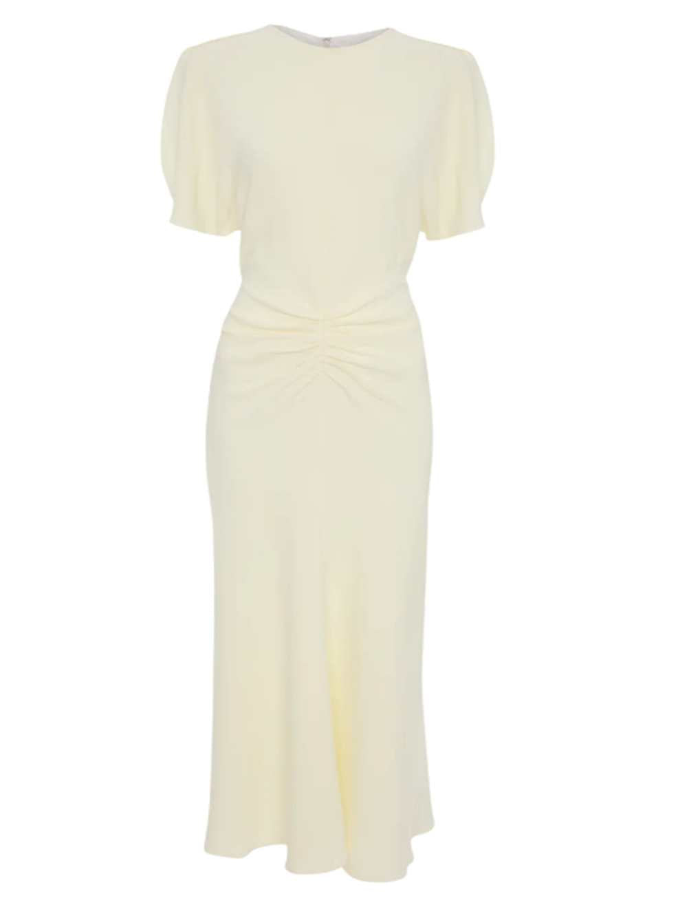Victoria Beckham Women Bela Midi Dress In Bright Ivory VICTORIA BECKHAM