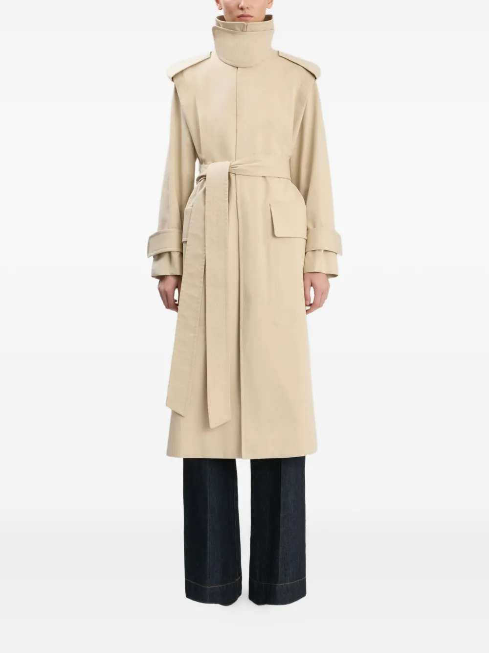 Victoria Beckham Women Philippa Belted Trench Coat VICTORIA BECKHAM