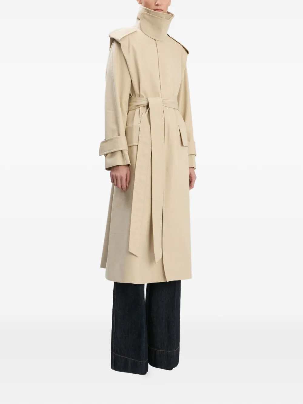 Victoria Beckham Women Philippa Belted Trench Coat VICTORIA BECKHAM