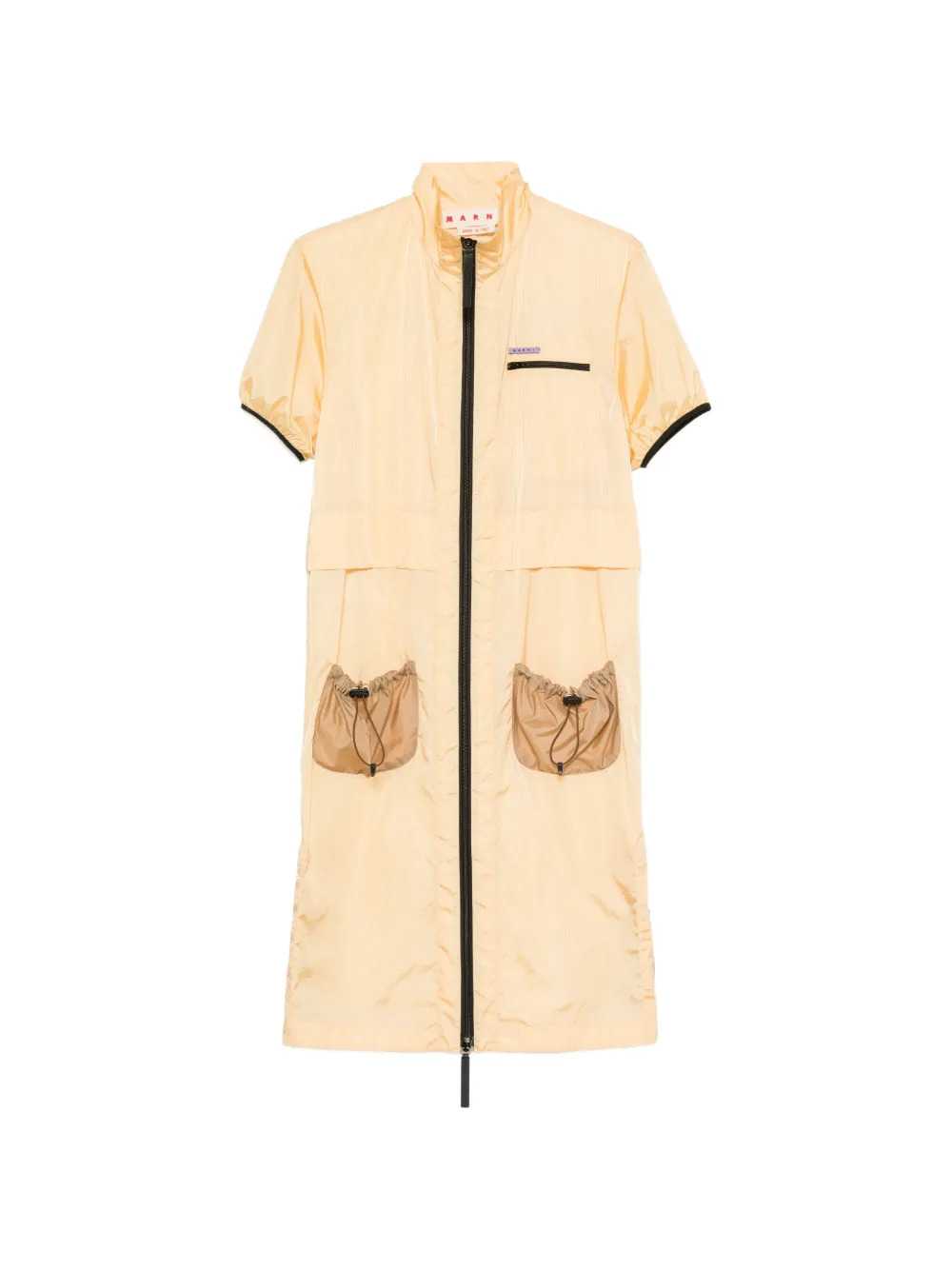 Marni Women Zip-Front Dress With Drawstring Waist MARNI