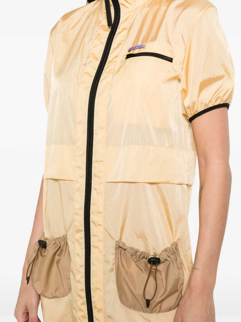 Marni Women Zip-Front Dress With Drawstring Waist MARNI