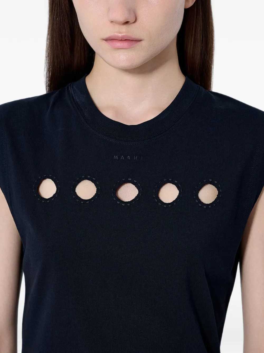 Marni Women Sleeveless Tank Top With Cut-Outs MARNI