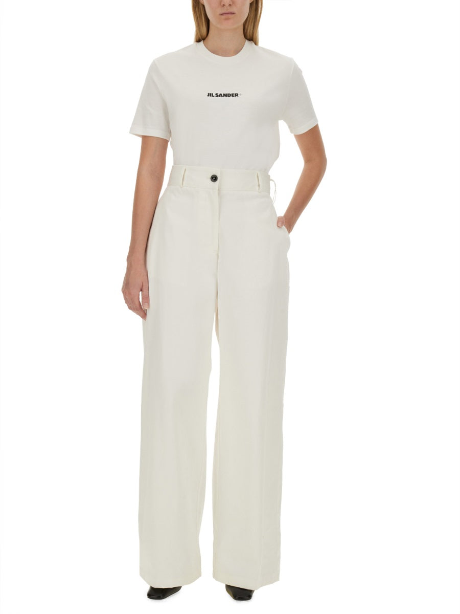 Jil Sander Women T-Shirt With Logo JIL SANDER