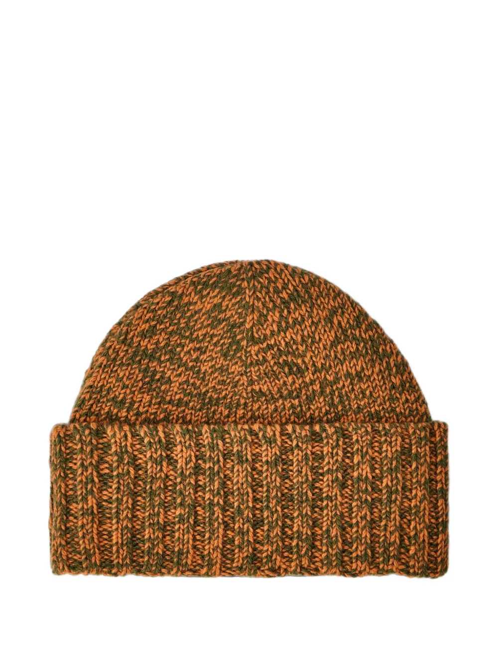 Marni Men Ribbed Knit Beanie With Embroidered Logo MARNI