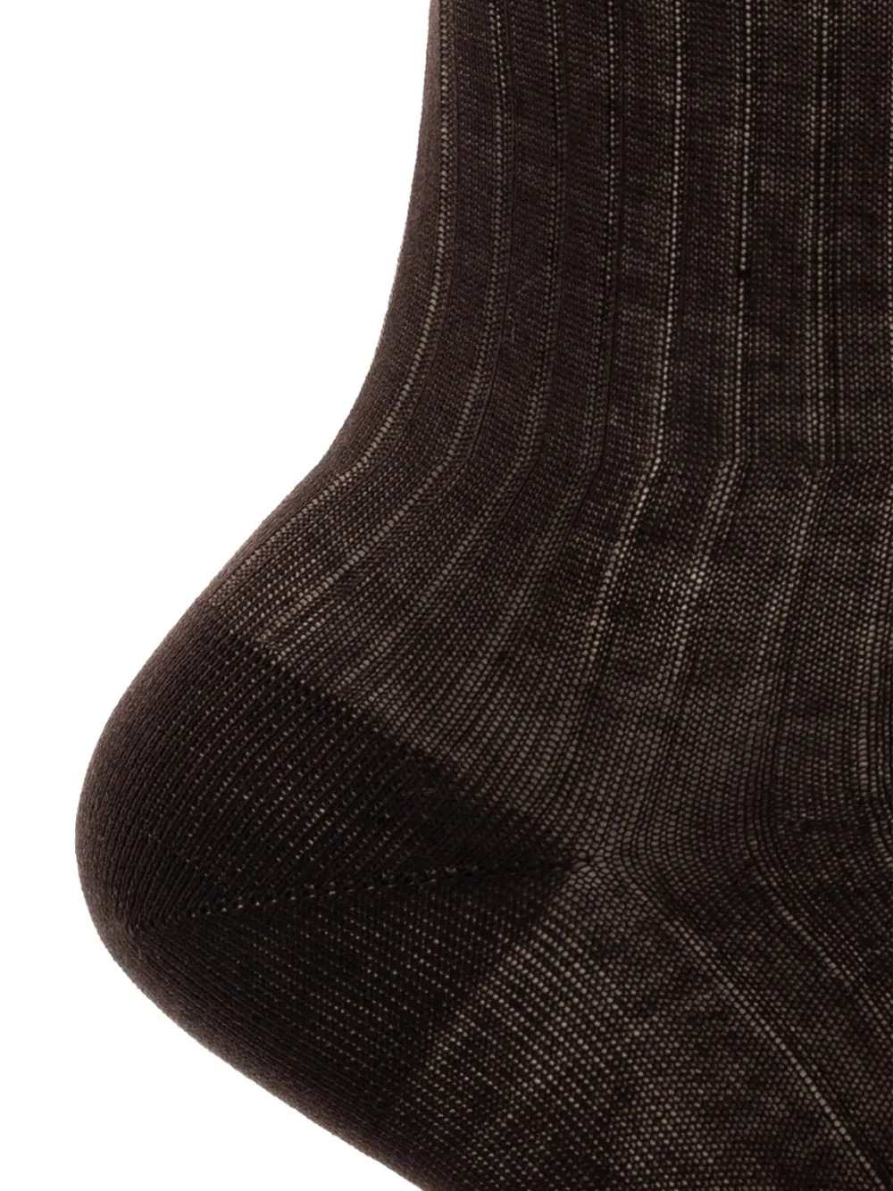 Marni Men Brown Cotton Socks With Contrasting Cuffs MARNI