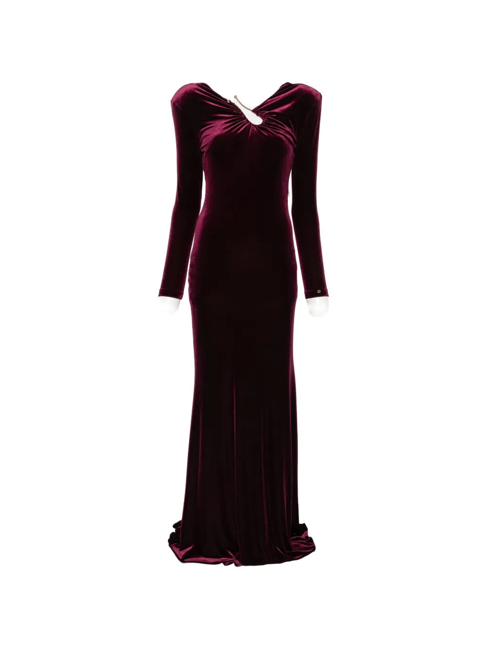 Nissa Women Open-Back Velvet Dress NISSA