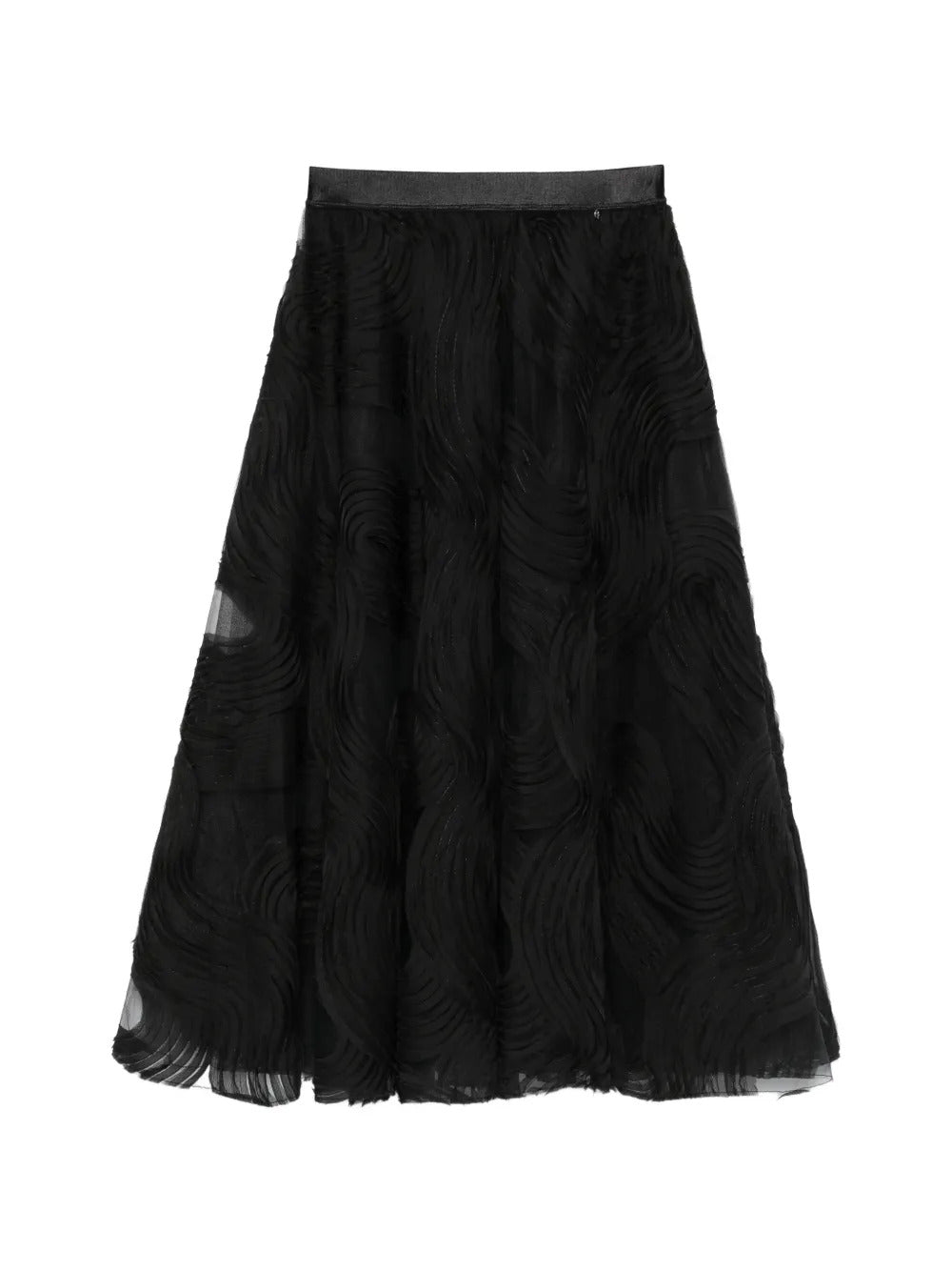 Nissa Women Textured-Finish Miniskirt NISSA