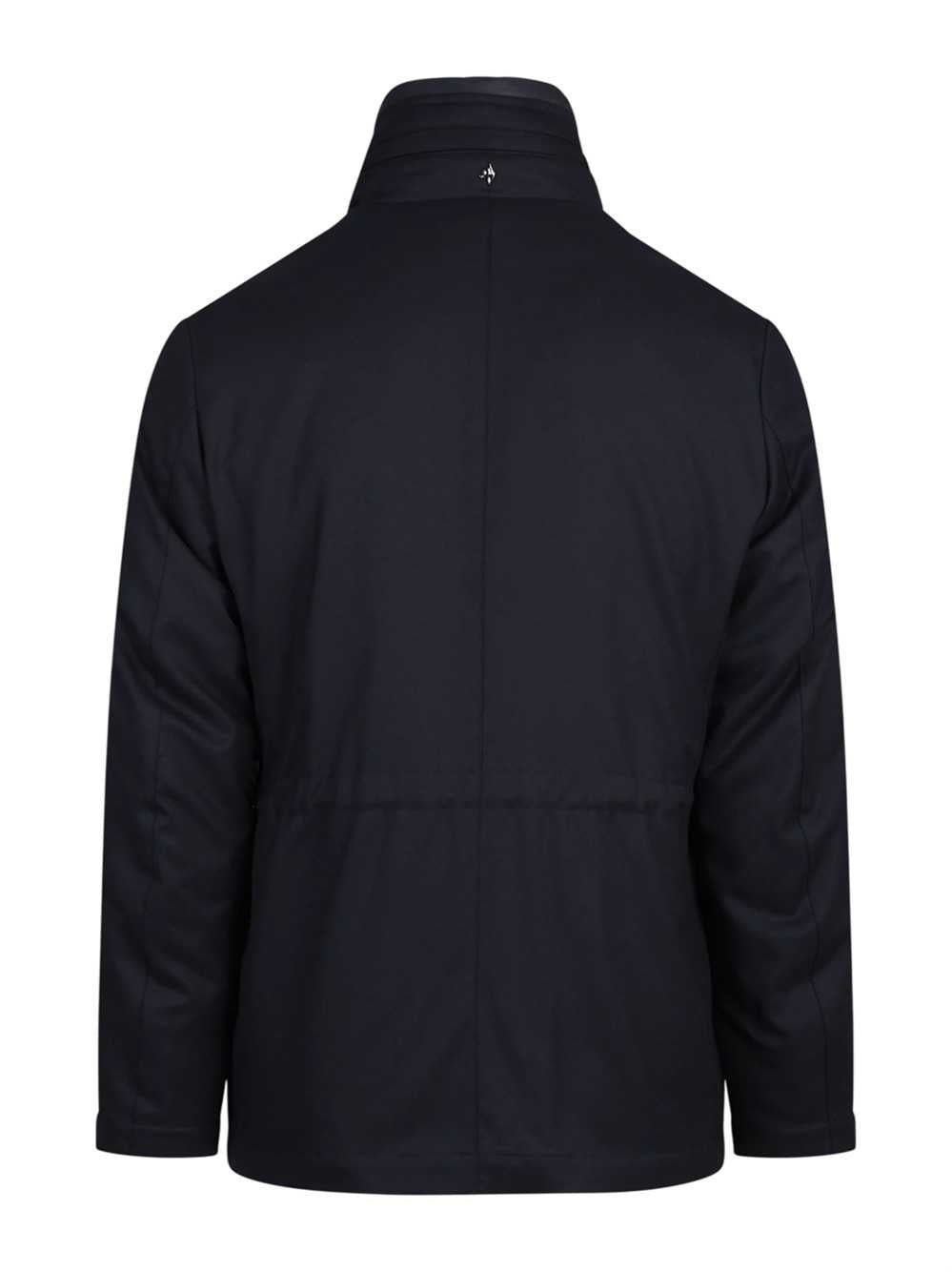 Montecore Men Blue Virgin Wool Padded Jacket MONTECORE