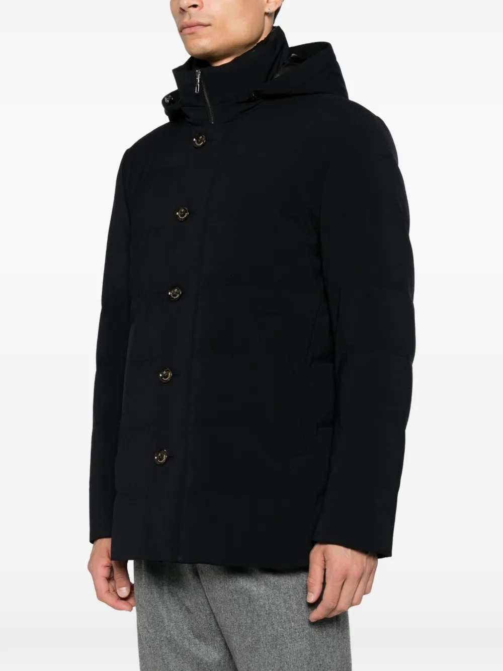 Montecore Men Buttoned Hooded Jacket MONTECORE