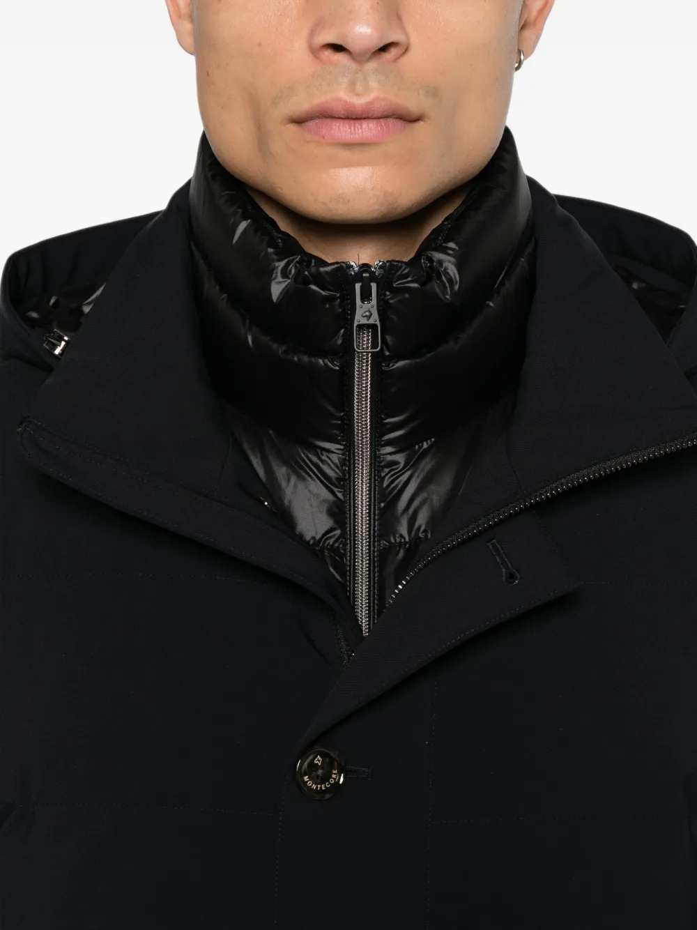 Montecore Men Buttoned Hooded Jacket MONTECORE