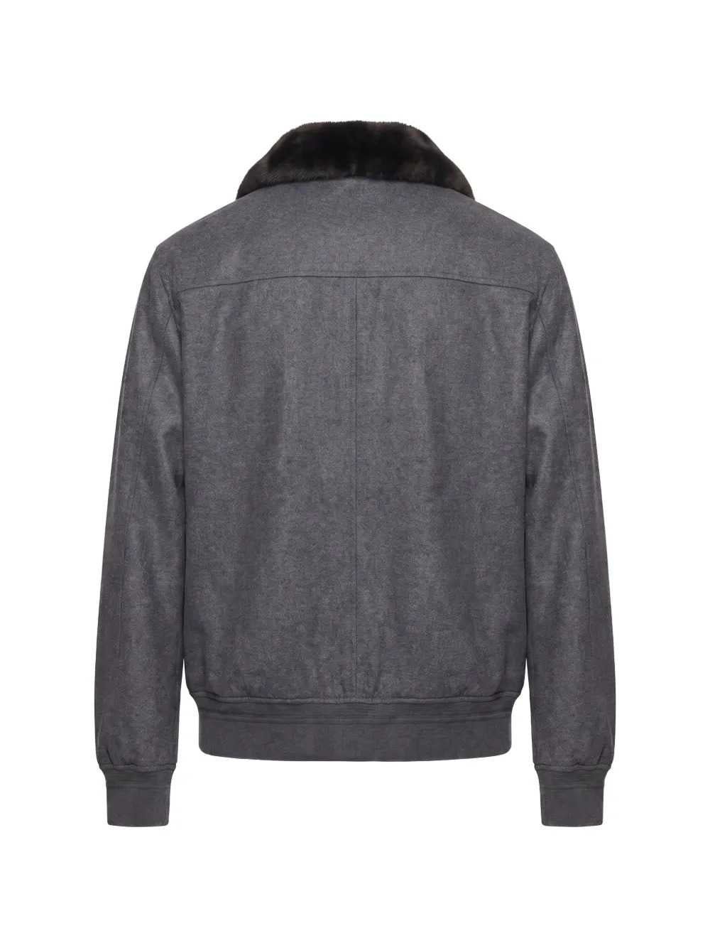 Montecore Men Faux-Fur Collar Bomber Jacket MONTECORE