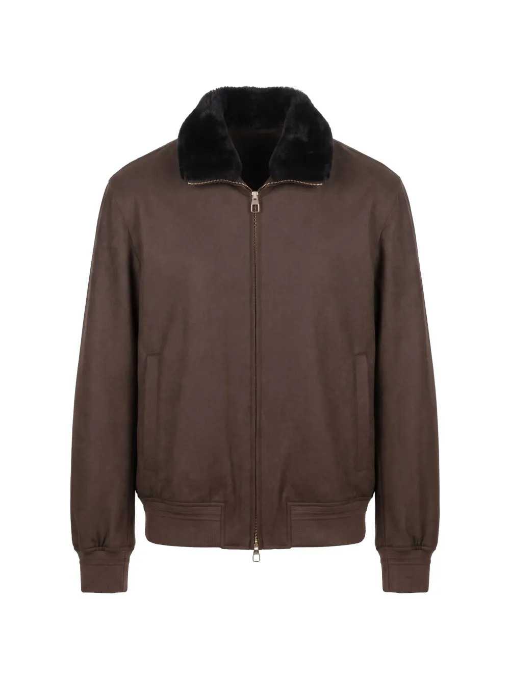 Montecore Men Faux-Fur Collar Bomber Jacket MONTECORE