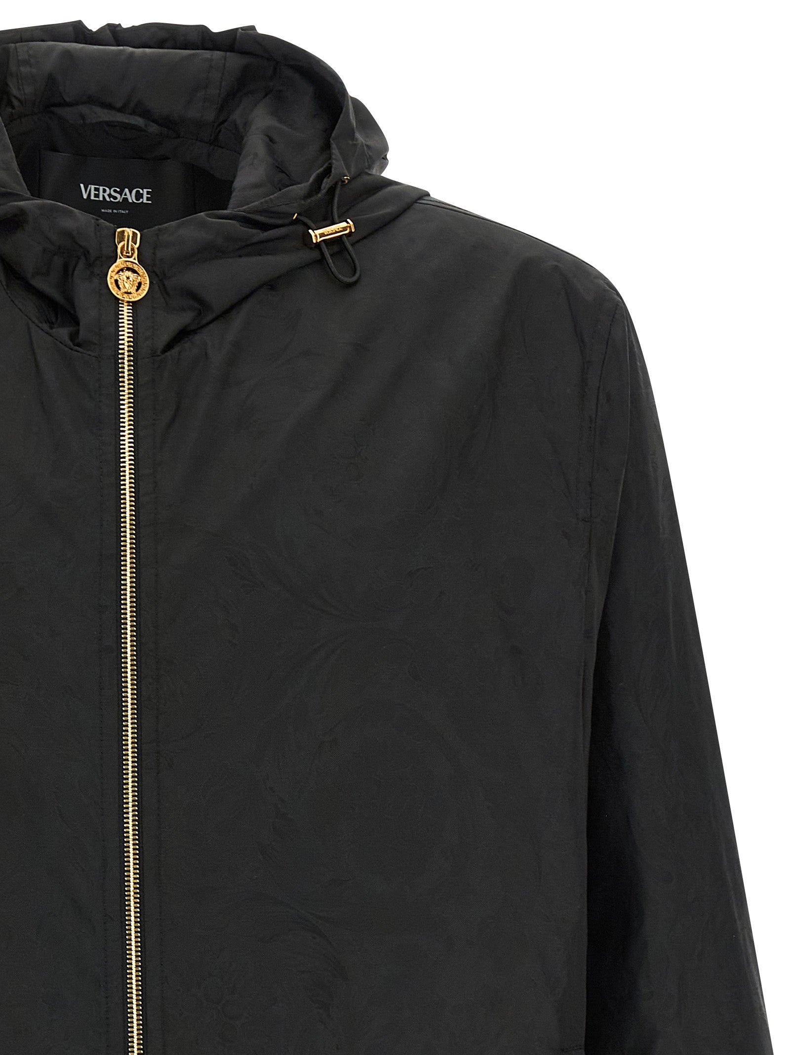 Versace Men 'Barocco' Jacquard Windbreaker VERSACE