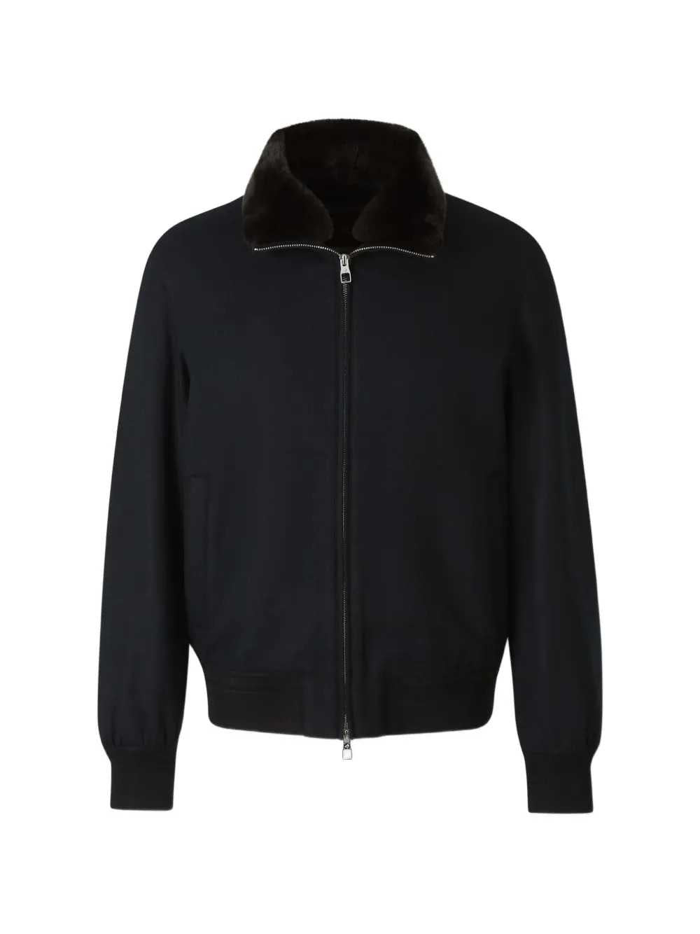 Montecore Men Faux-Fur Collar Bomber Jacket MONTECORE