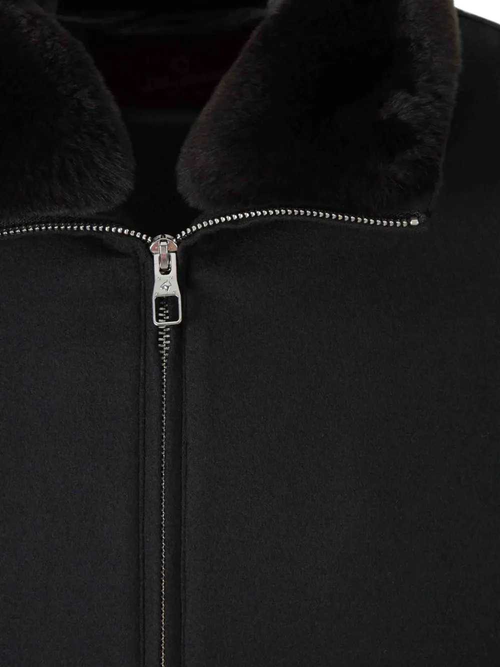 Montecore Men Faux-Fur Collar Bomber Jacket MONTECORE