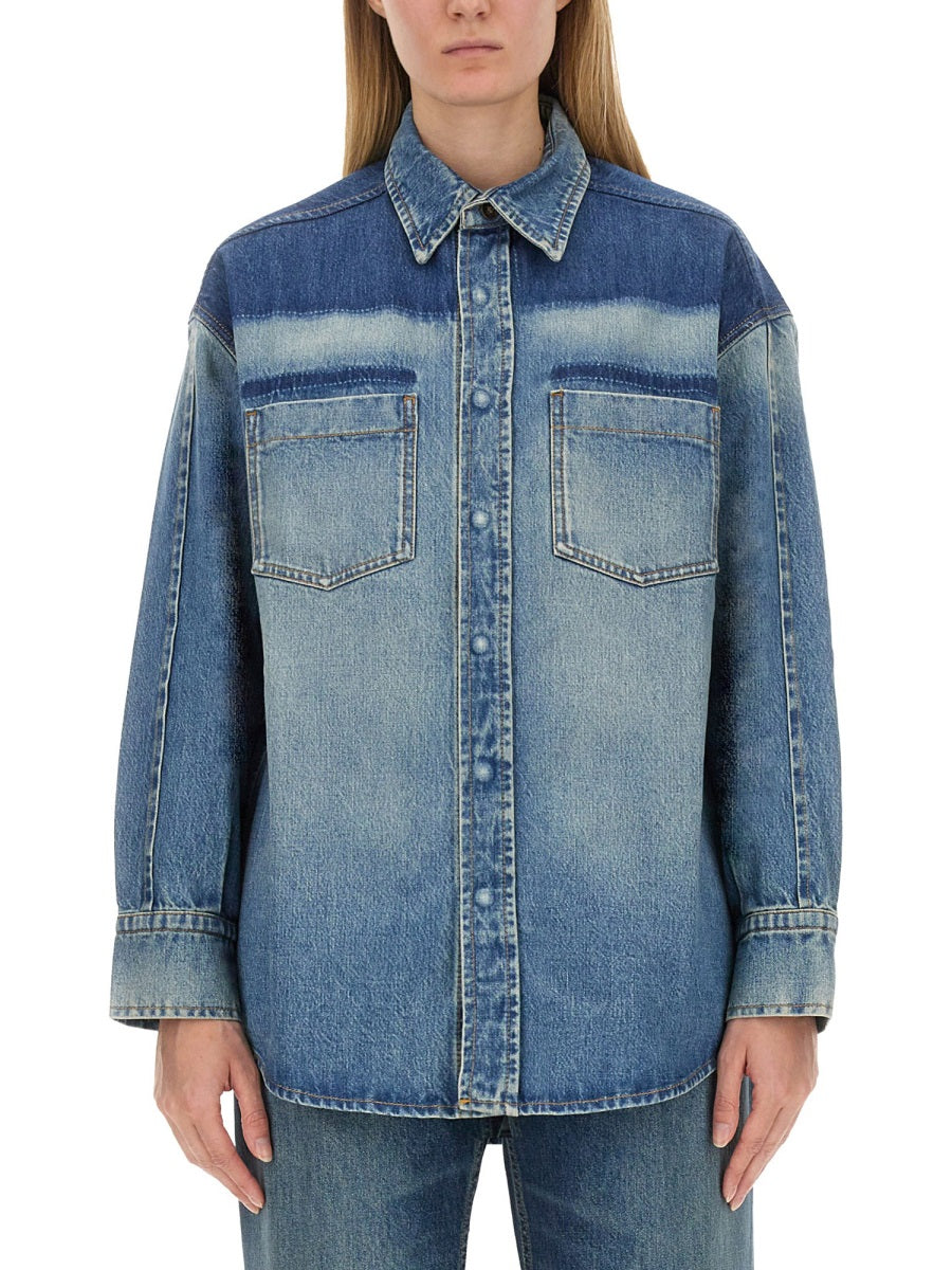 Victoria Beckham Women Denim Shirt VICTORIA BECKHAM
