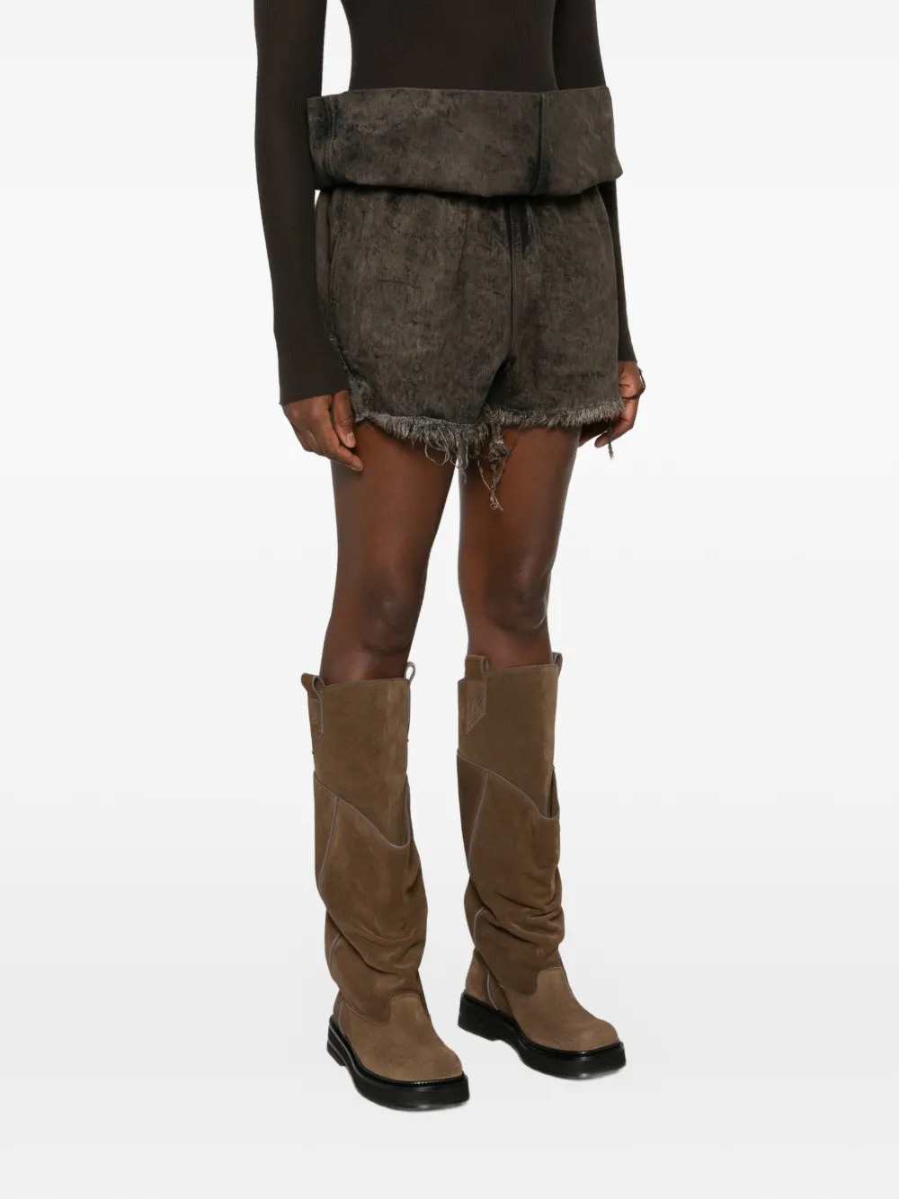Rick Owens Women Ribbed Trousers RICK OWENS