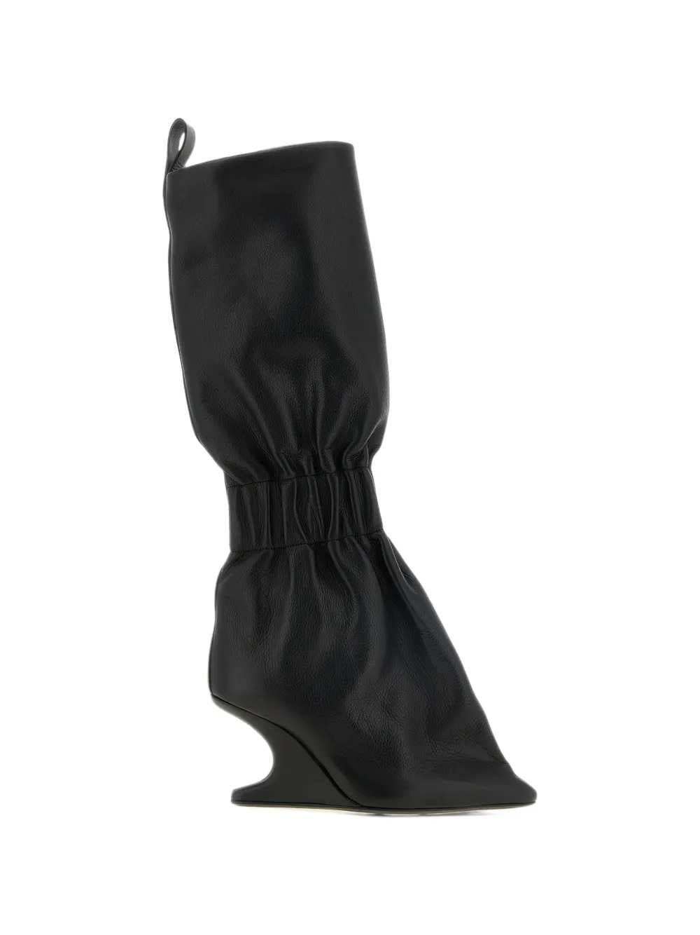 Rick Owens Women Tower Cantitaquito 8 Boots In Black Grained Cowhide RICK OWENS