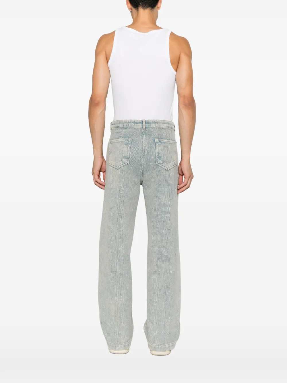 Rick Owens Men Honeycomb-Textured Jeans RICK OWENS