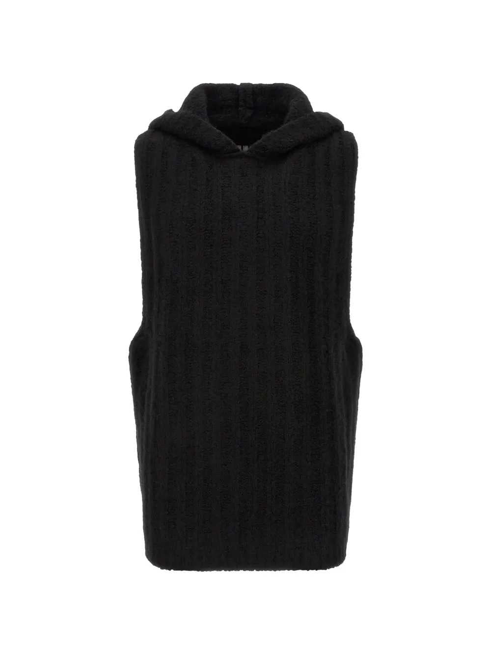Rick Owens Men Ribbed Hooded Tank Top RICK OWENS