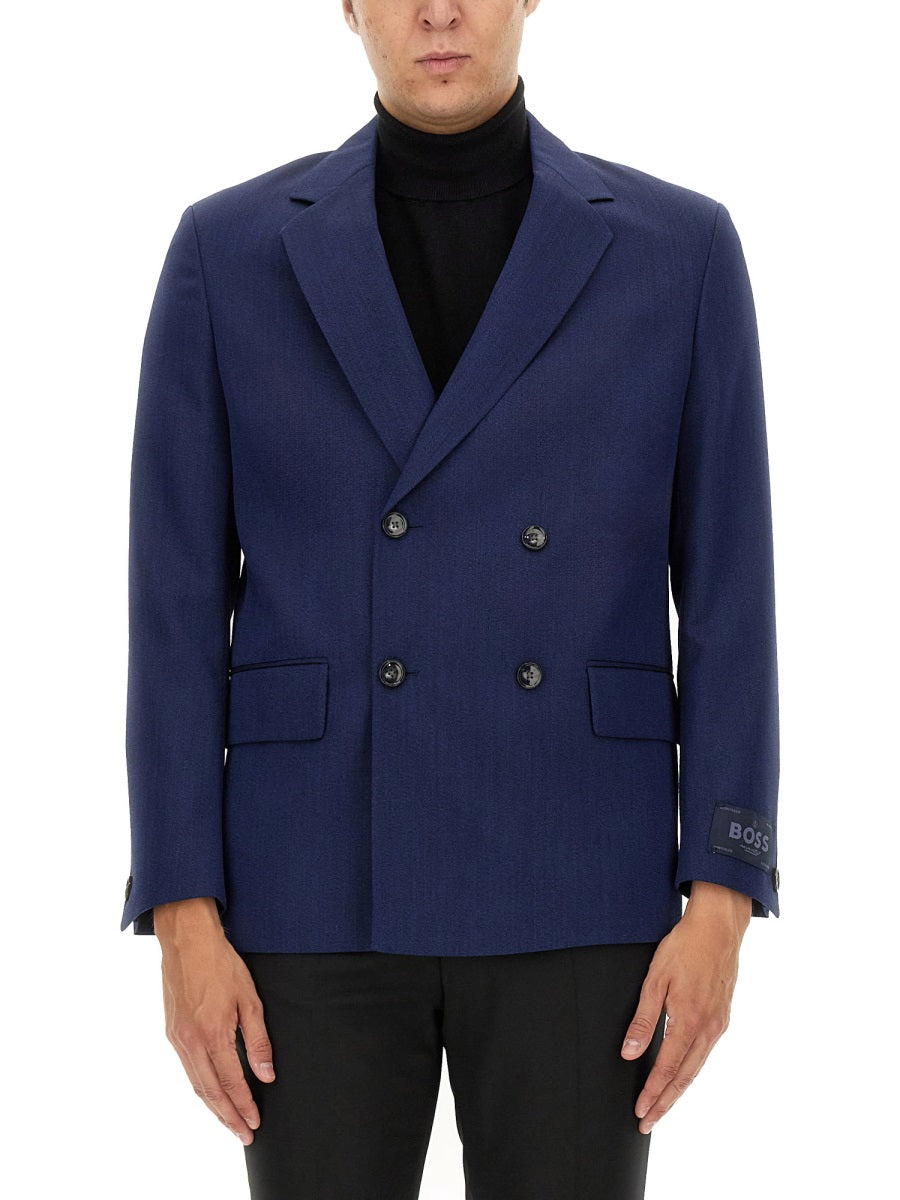 Boss Men Double-Breasted Jacket