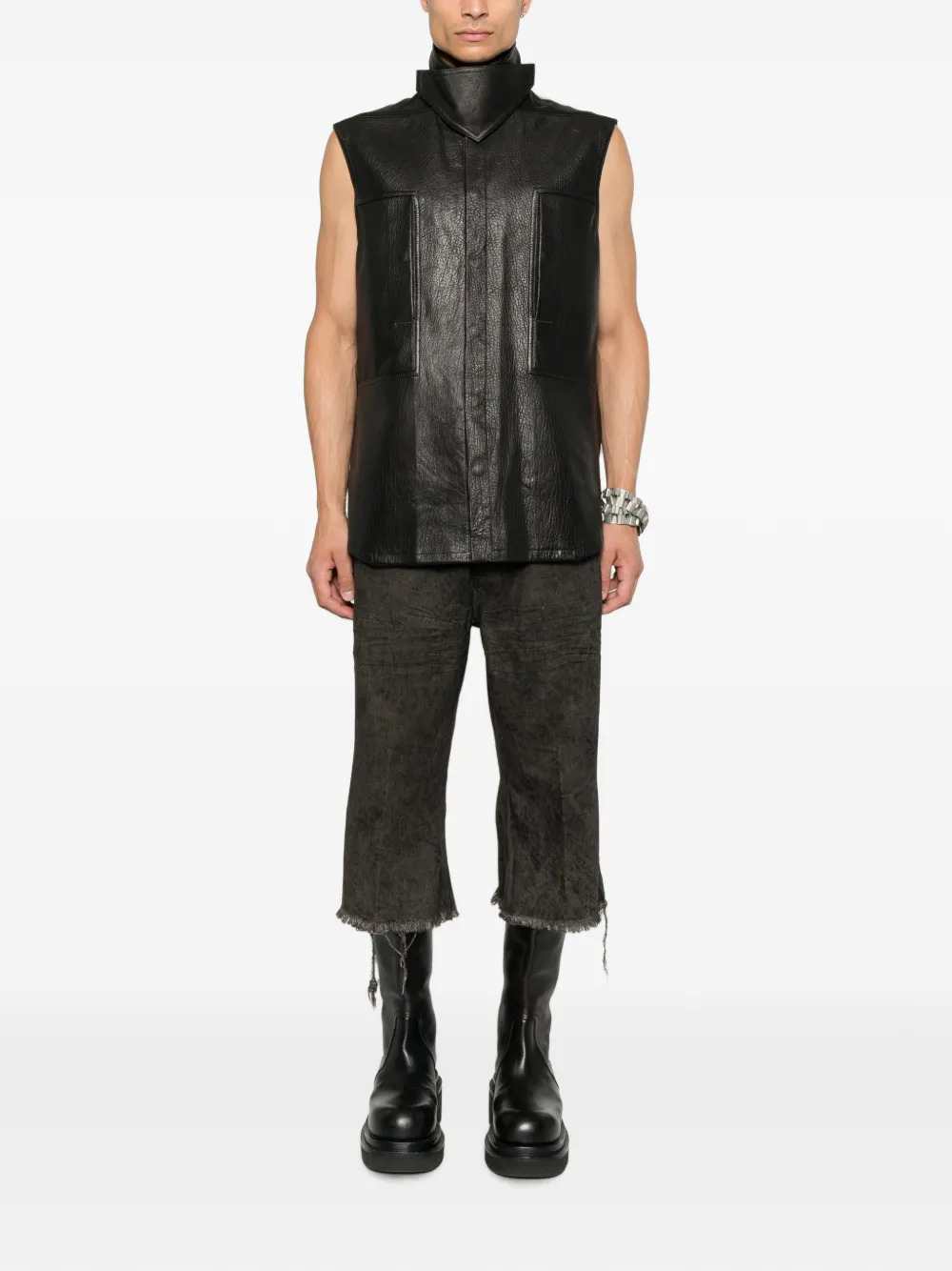 Rick Owens Men High-Neck Jacket RICK OWENS