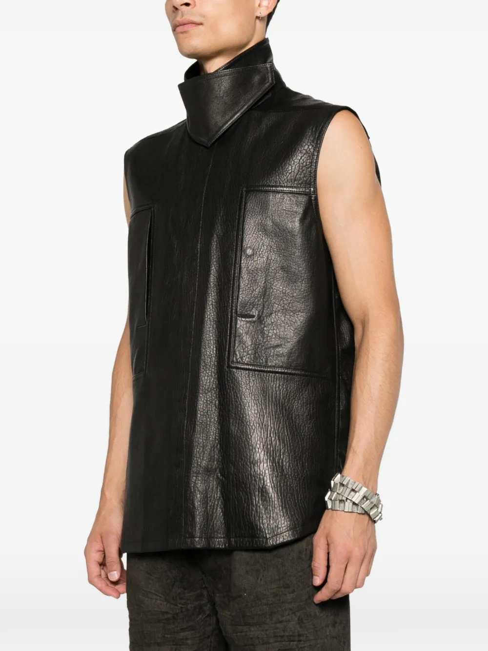 Rick Owens Men High-Neck Jacket RICK OWENS