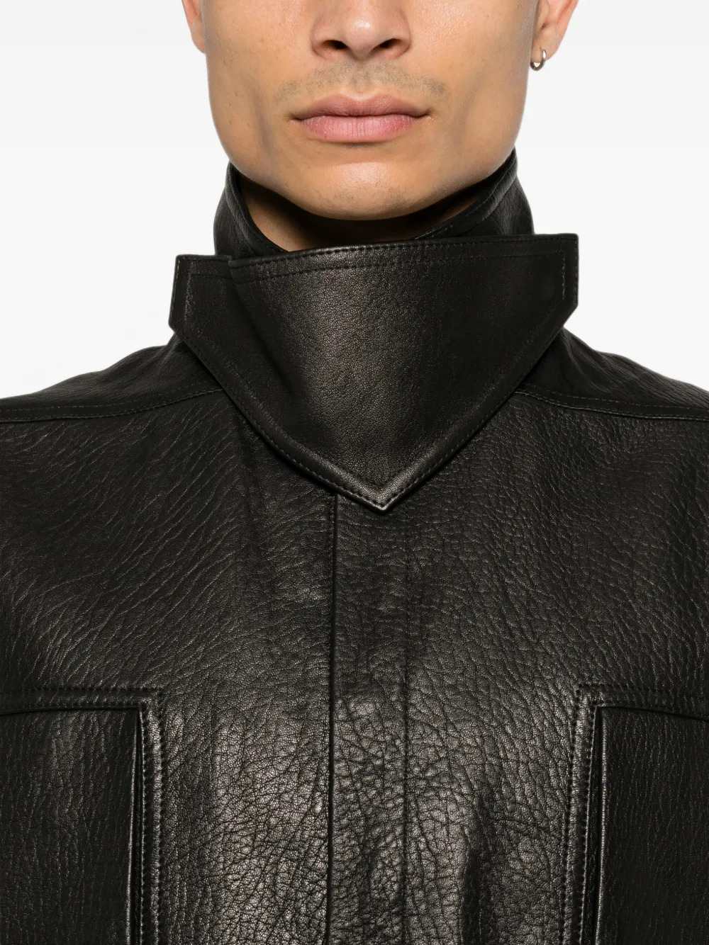 Rick Owens Men High-Neck Jacket RICK OWENS