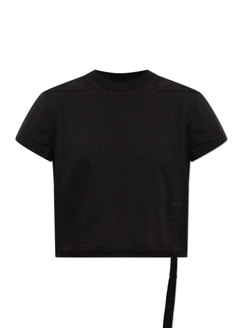 Rick Owens Drkshdw Women T-Shirt With Ribbed Trims And A Hanging Strap RICK OWENS