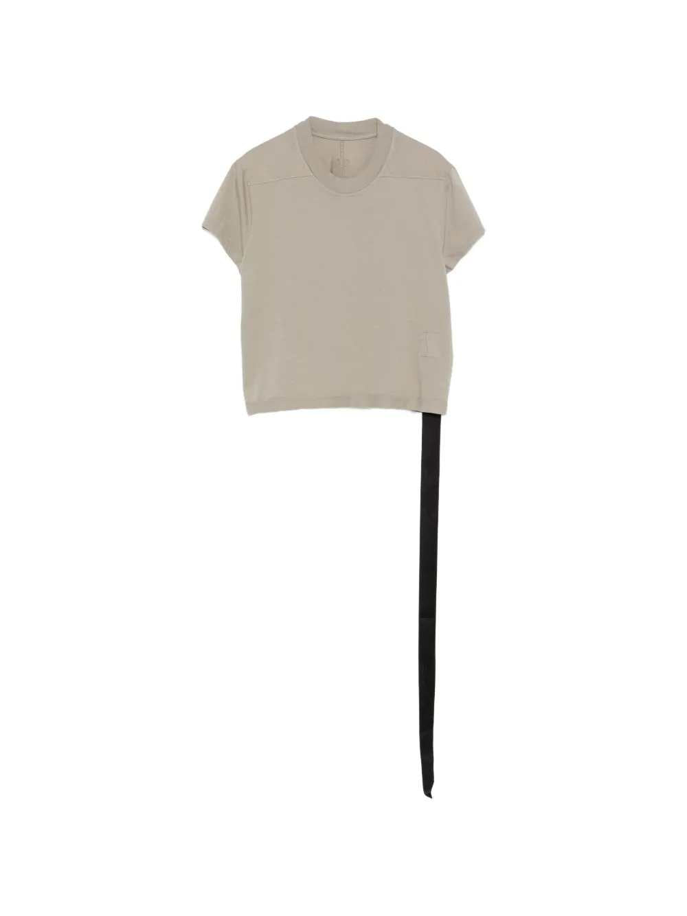 Rick Owens Drkshdw Women Ribbed-Trim T-Shirt With Hanging Strap RICK OWENS