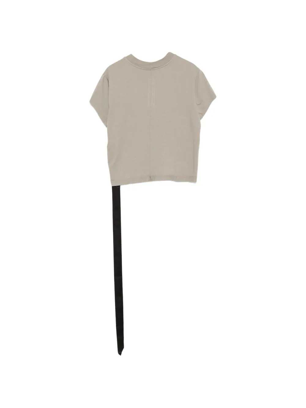 Rick Owens Drkshdw Women Ribbed-Trim T-Shirt With Hanging Strap RICK OWENS