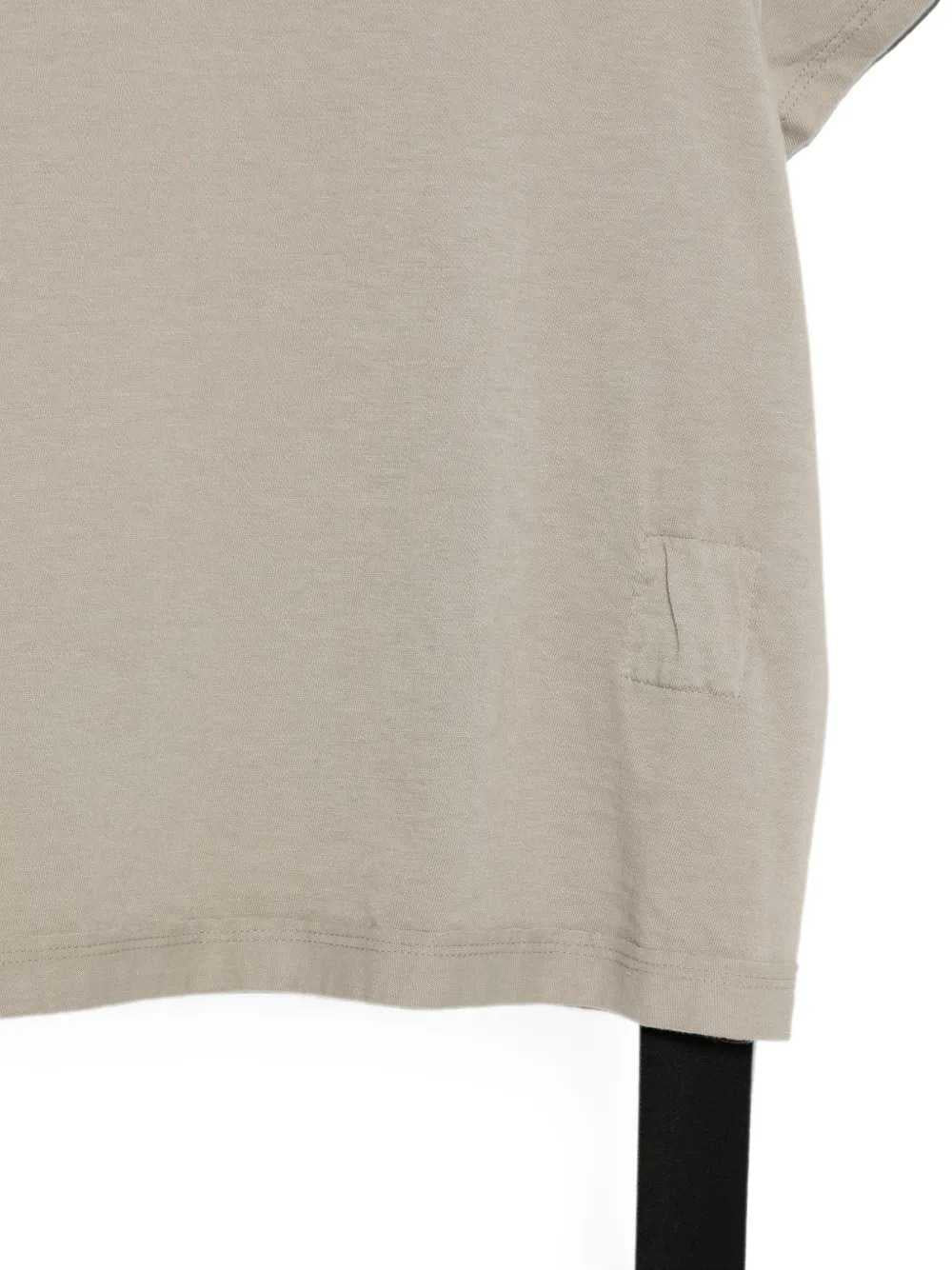 Rick Owens Drkshdw Women Ribbed-Trim T-Shirt With Hanging Strap RICK OWENS