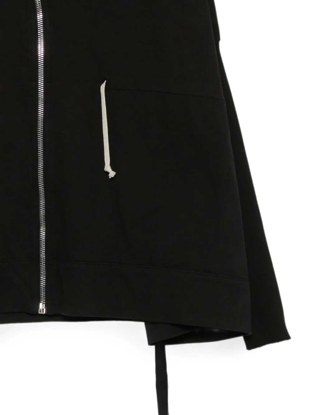 Rick Owens Drkshdw Women Asymmetric Zip Funnel-Neck Sweatshirt RICK OWENS