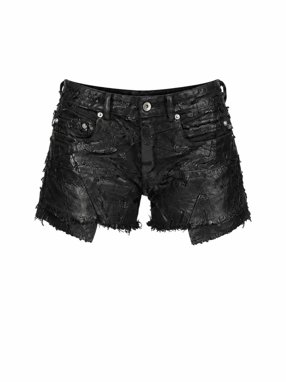 Rick Owens Drkshdw Women Denim Shorts - Lana Model, Black RICK OWENS