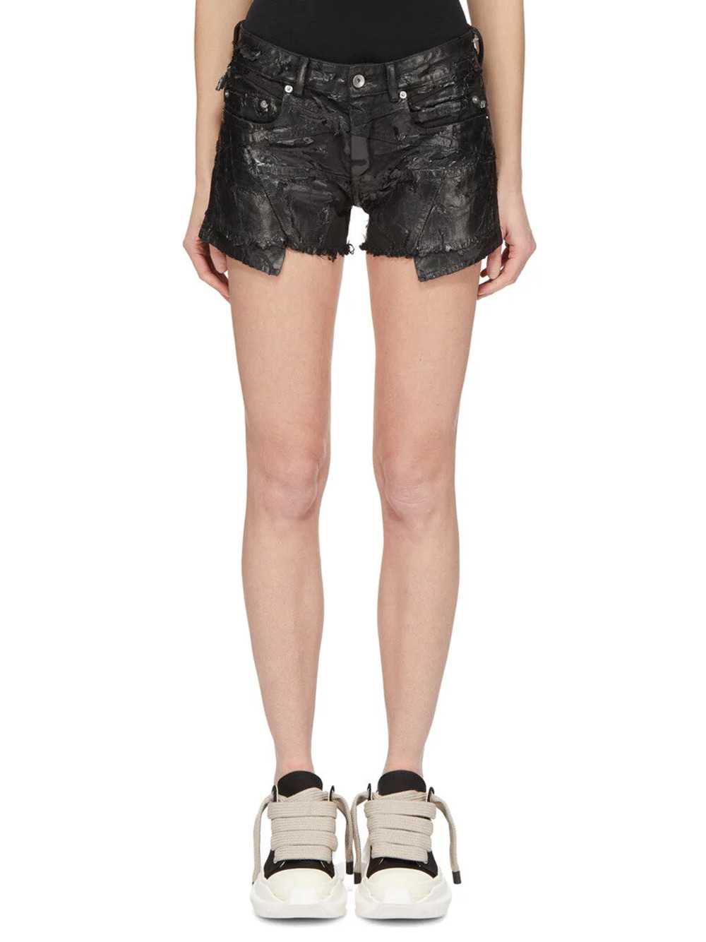 Rick Owens Drkshdw Women Denim Shorts - Lana Model, Black RICK OWENS