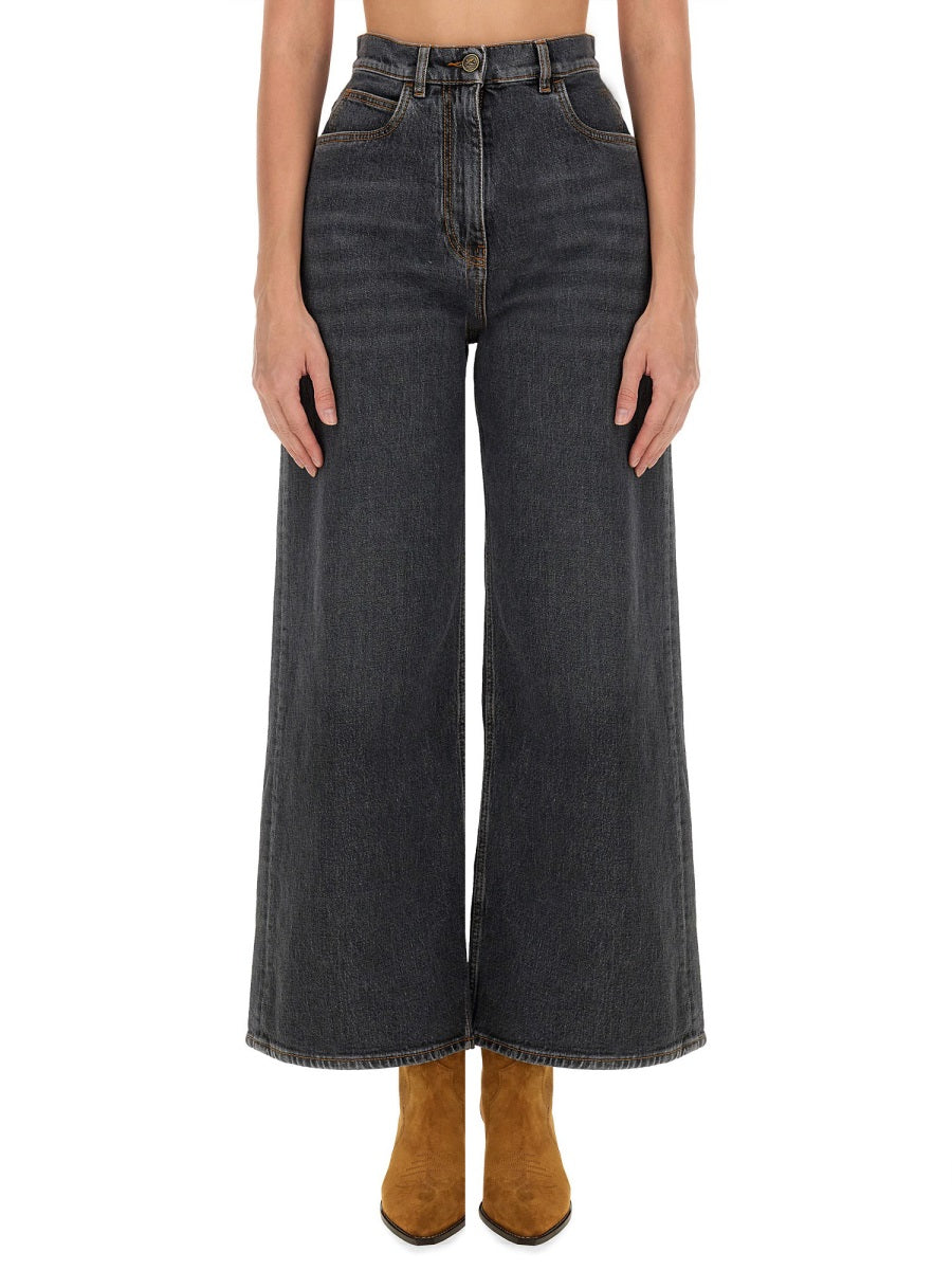 Etro Women Baggy Jacquard Jeans ETRO
