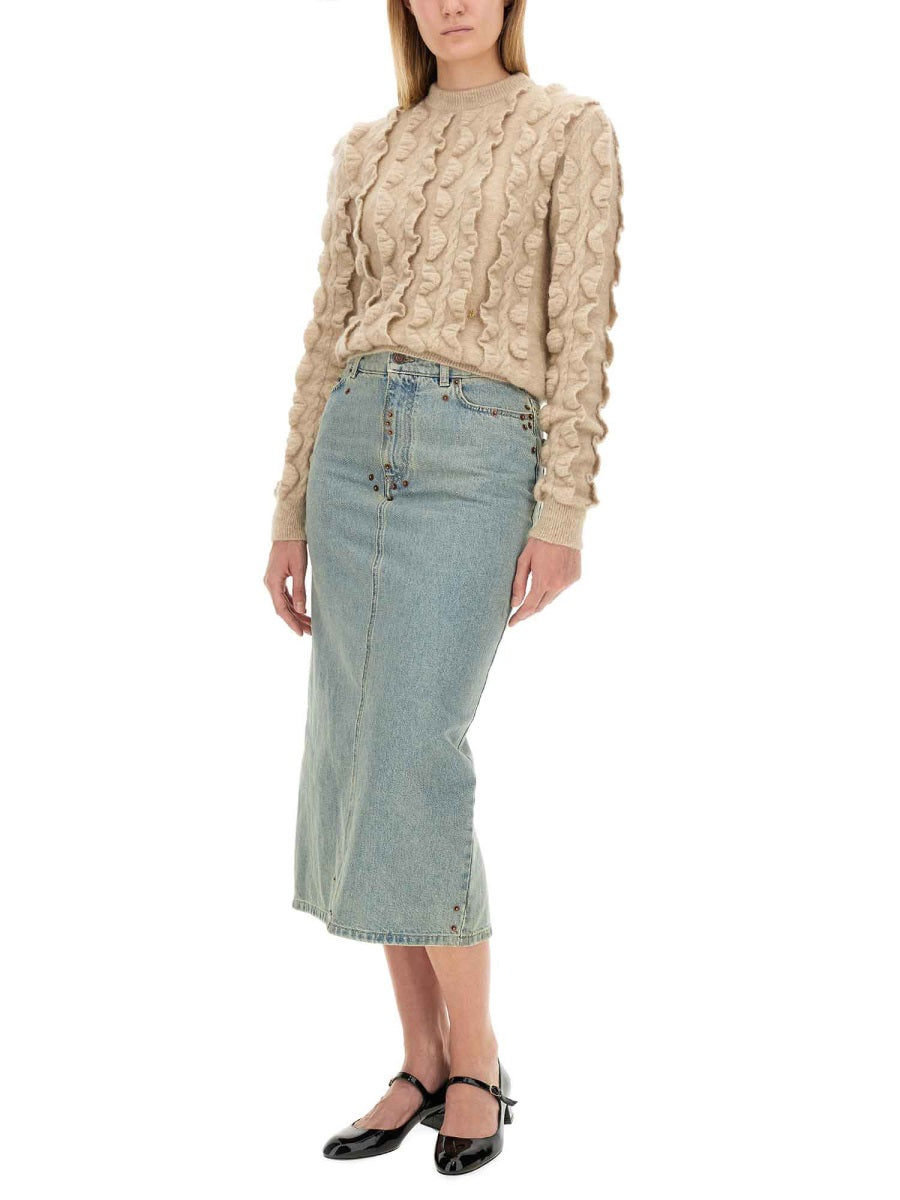 Moschino Women Wool Blend Sweater MOSCHINO