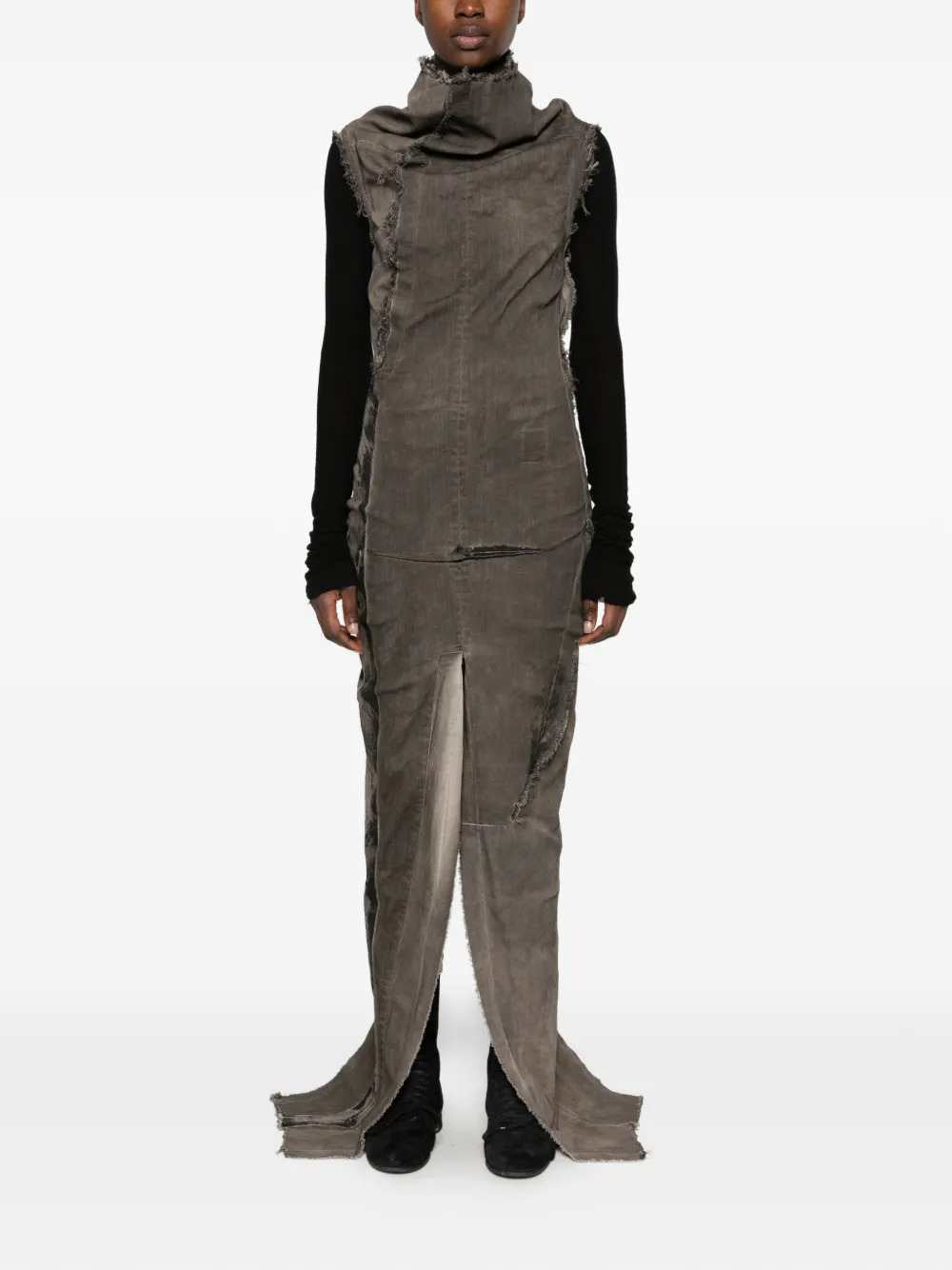 Rick Owens Drkshdw Women Distressed-Effect Panelled Dress RICK OWENS