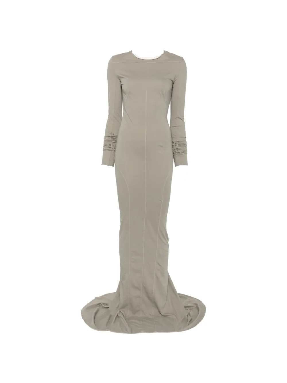 Rick Owens Drkshdw Women Long-Sleeved Maxi Dress With Exposed Stitching RICK OWENS