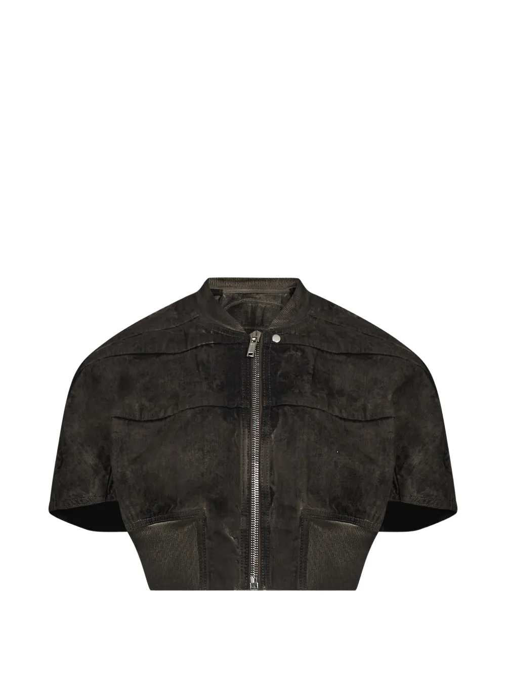 Rick Owens Drkshdw Women Tatlin Short-Sleeved Cropped Jacket RICK OWENS