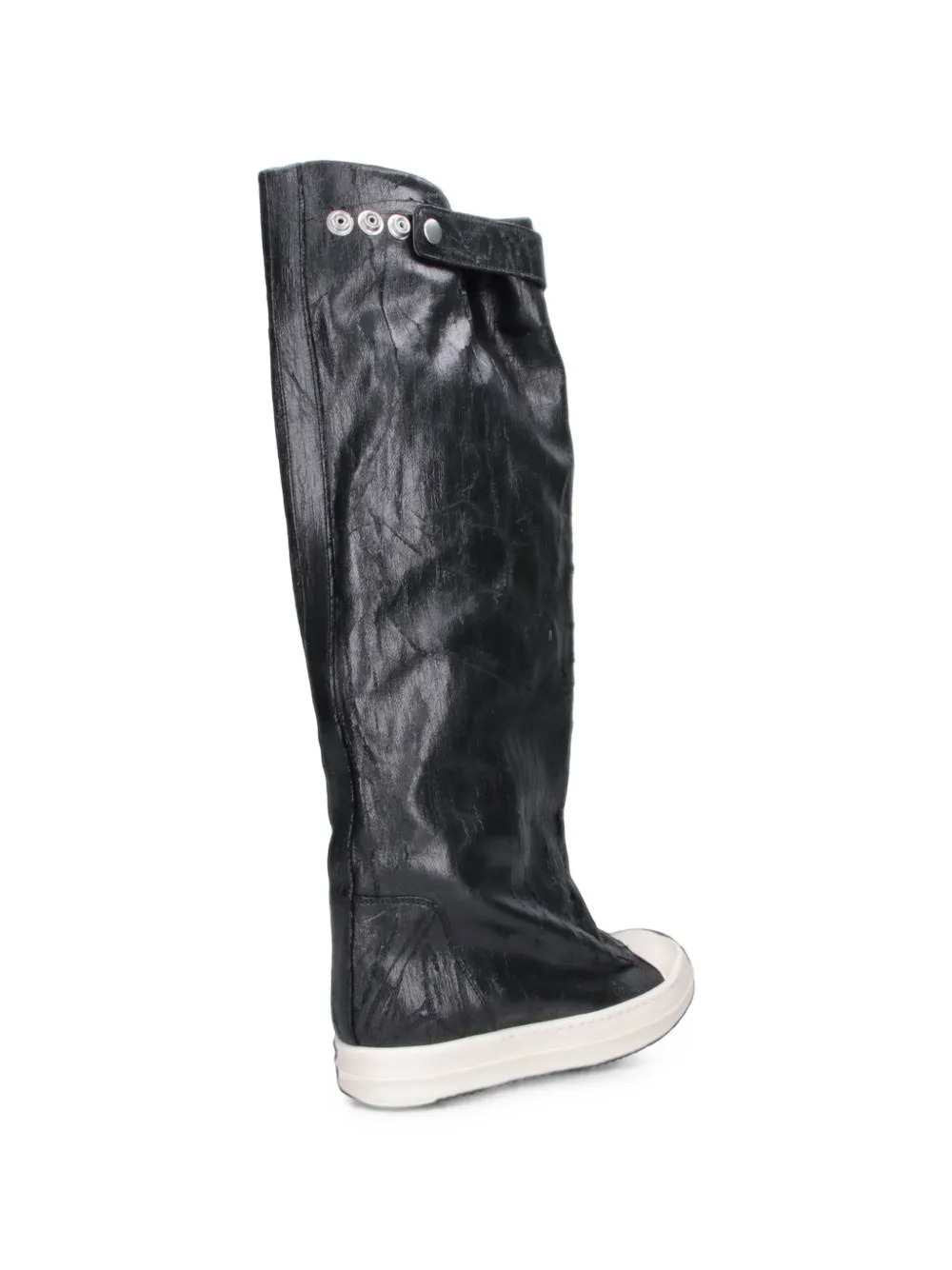 Rick Owens Drkshdw Women Tower Elephant Coated Canvas Boots RICK OWENS