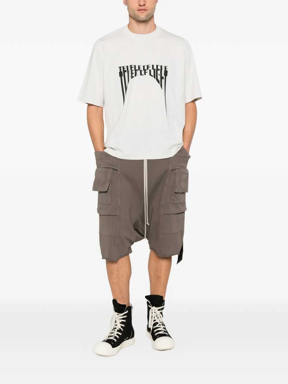 Rick Owens Drkshdw Men Graphic Print T-Shirt RICK OWENS
