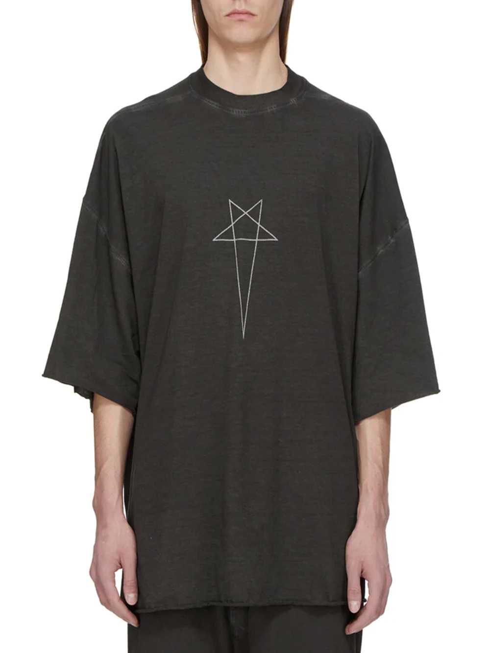 Rick Owens Drkshdw Men T-Shirt - Tommy T Faded Black/Silver RICK OWENS