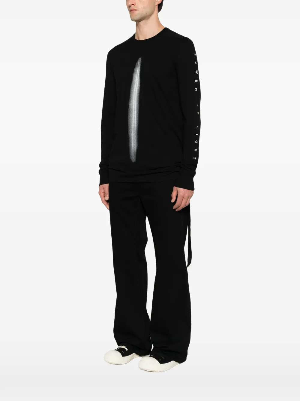 Rick Owens Drkshdw Men Long-Sleeve Graphic Print T-Shirt RICK OWENS