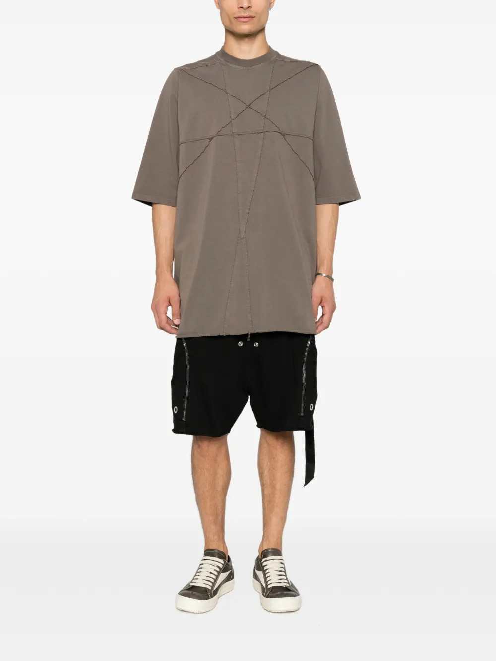 Rick Owens Drkshdw Men Stitched T-Shirt RICK OWENS