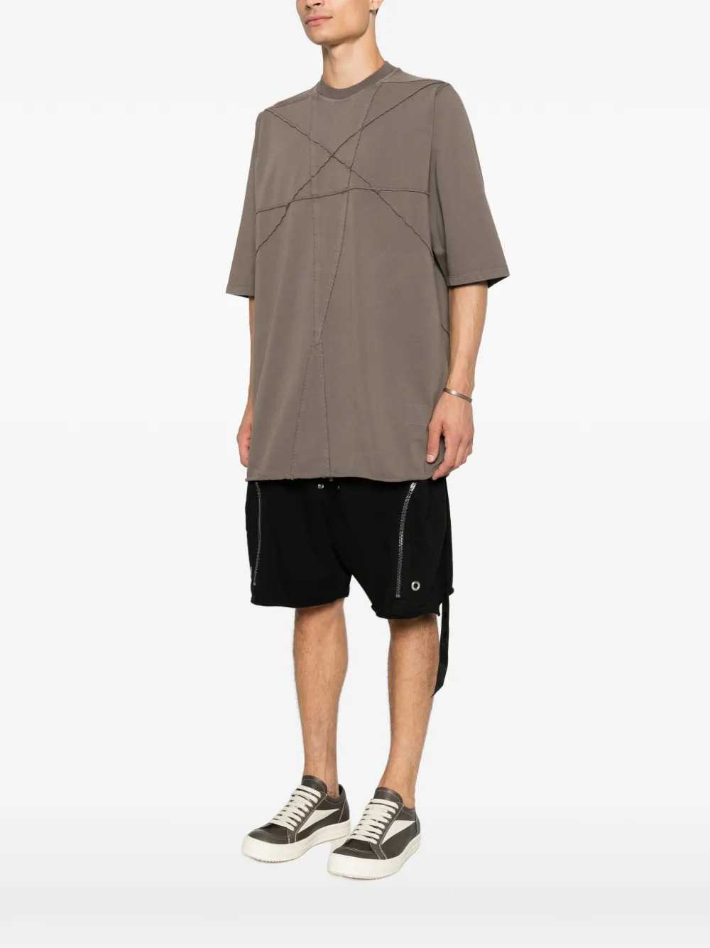 Rick Owens Drkshdw Men Stitched T-Shirt RICK OWENS