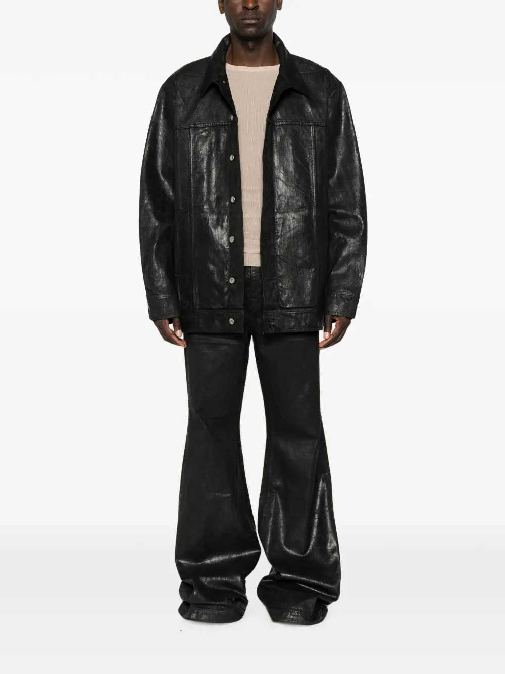 Rick Owens Drkshdw Men Button-Up Denim Jacket RICK OWENS