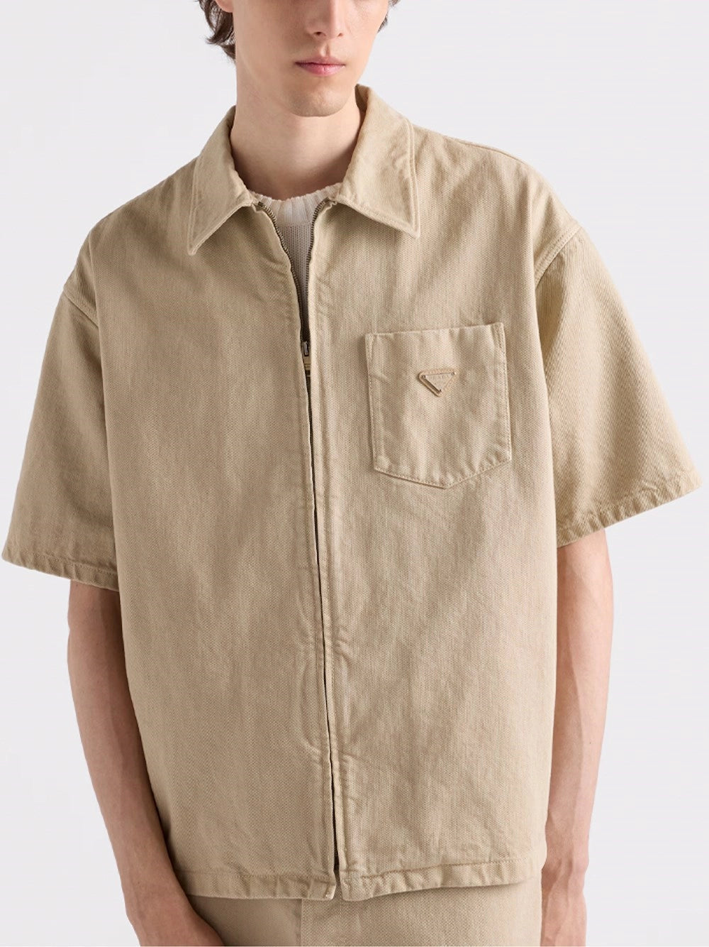 Prada Men Denim Shirt PRADA